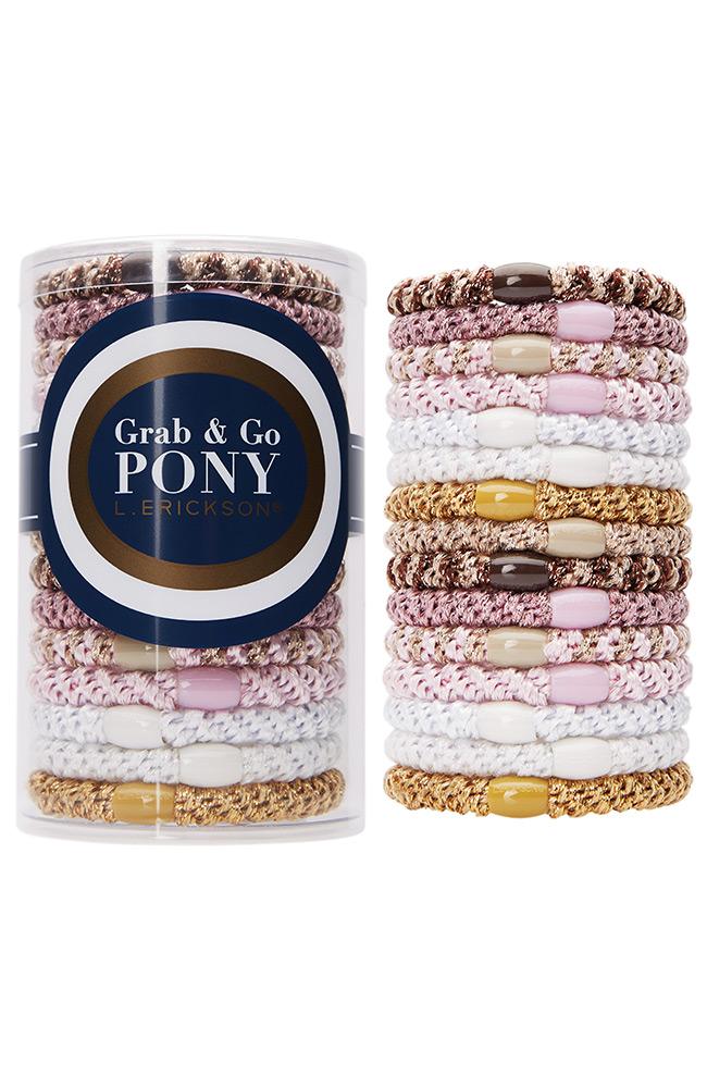 限定 ミニ ウォレット (ベビーピンク) & ポニーテール チューブ 15P(コットンキャンディ） セット