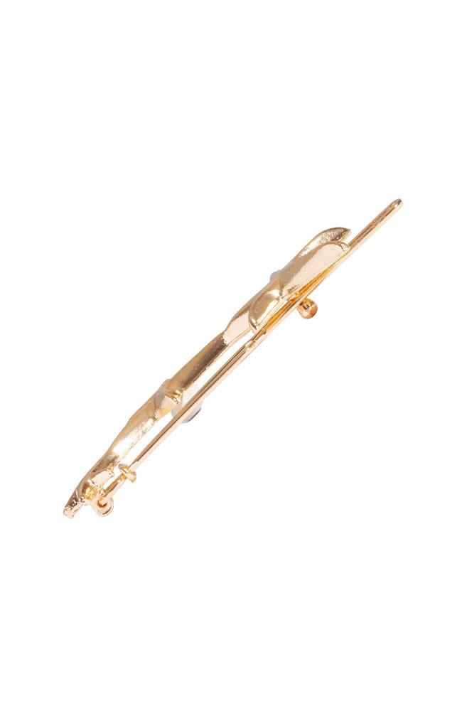 ムーン & スター ティージ ボウル バレッタ 2本セット （ゴールド）