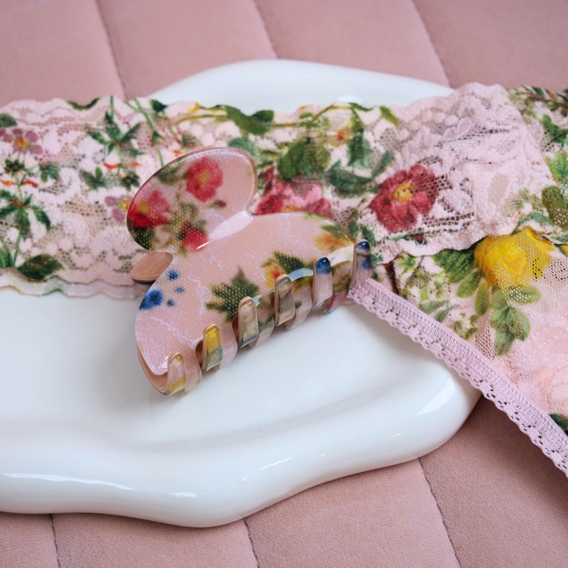 【FRANCE Luxe×hanky panky】スモール クチュール ジョー & プリンテッド ロー ライズ タンガ (オーバージョイド)