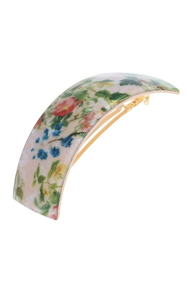 【FRANCE Luxe×hanky panky】レクタングル ボリューム バレッタ & プリンテッド ロー ライズ タンガ (オーバージョイド)