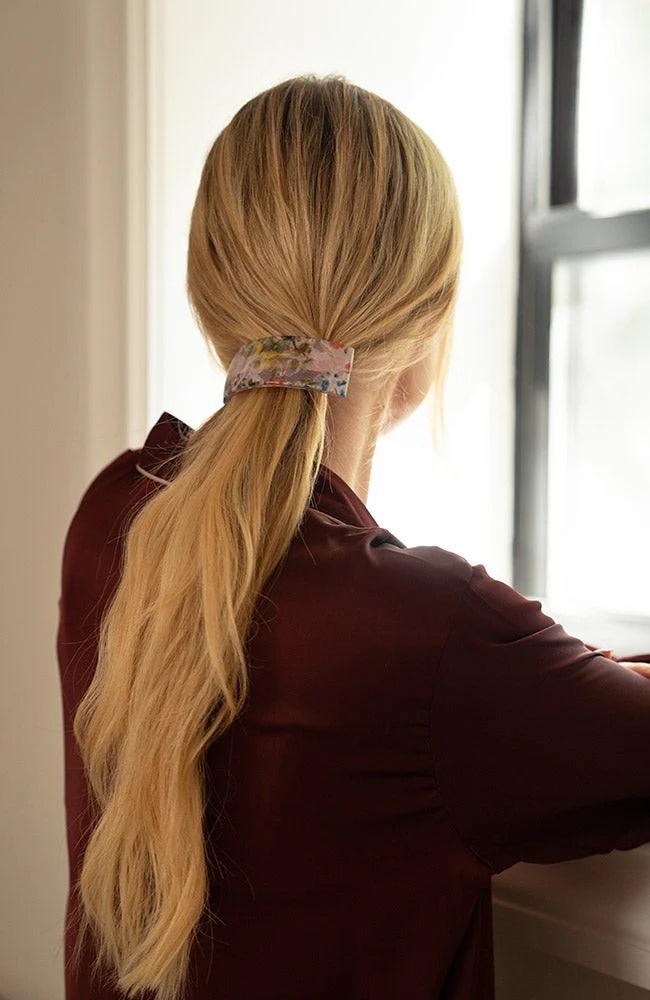 【FRANCE Luxe×hanky panky】レクタングル ボリューム バレッタ & プリンテッド ロー ライズ タンガ (オーバージョイド)