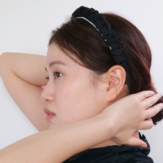 クローデット ヘッドバンド (ブラック)