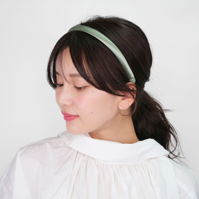 1/2 パデッド ヘッドバンド (シルク シャルムーズ タイム)