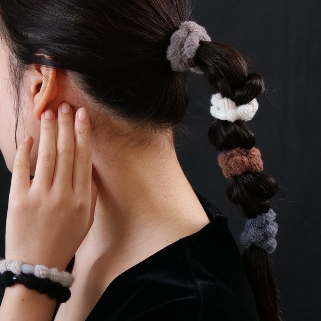 ニット ポニー 6P (ミネラル)