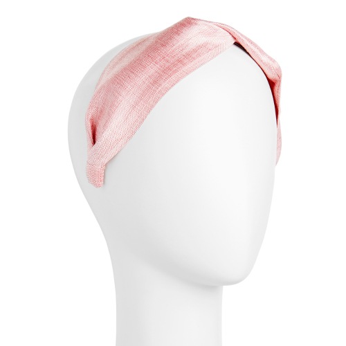 ツイスト スカーフ ヘッドバンド (シルク マトカ ブラッシュ)