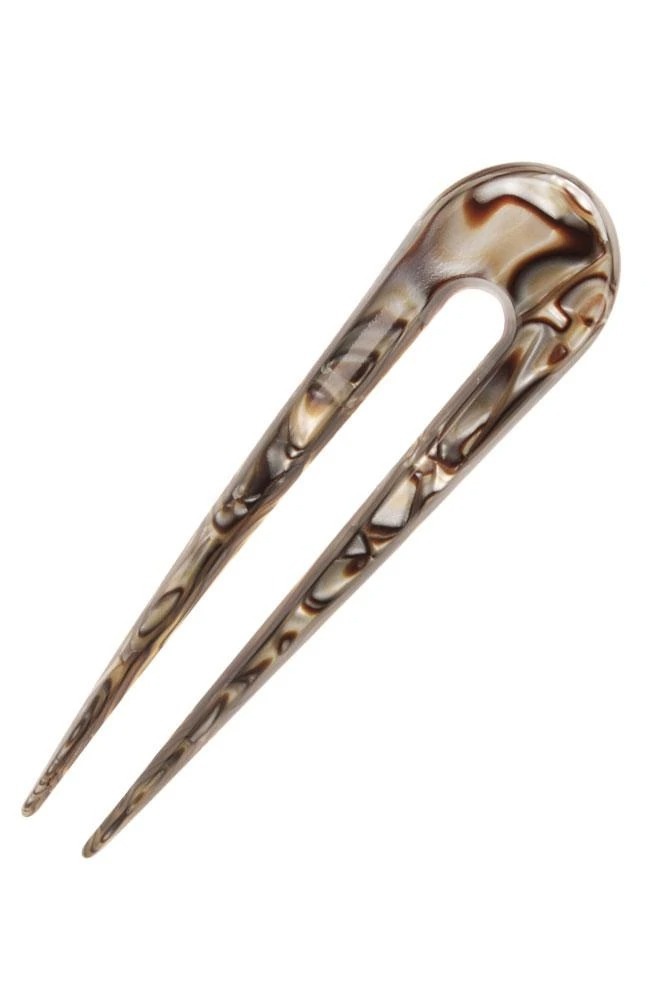 ロング トゥース シニヨン ピン （オニキス）