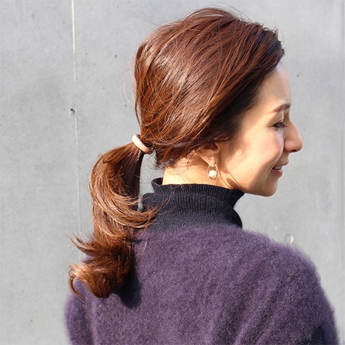 エナメル コーン カフ ポニー (ライラック)