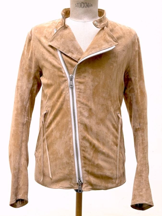 ML3137【予約商品】STRETCH LAMB SUEDE LEATHER DOUBLE RIDERS JKT
