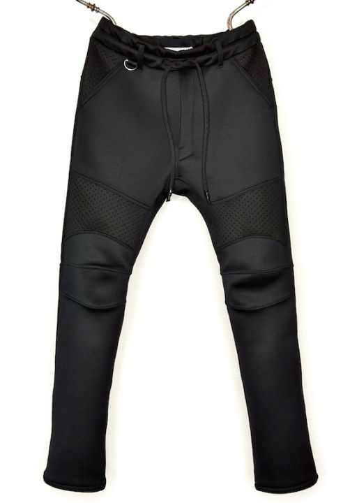 MB3058 CARDBOARD KNIT KOOL BIKER PANTS<br>#BLACK | FranCisT_MOR