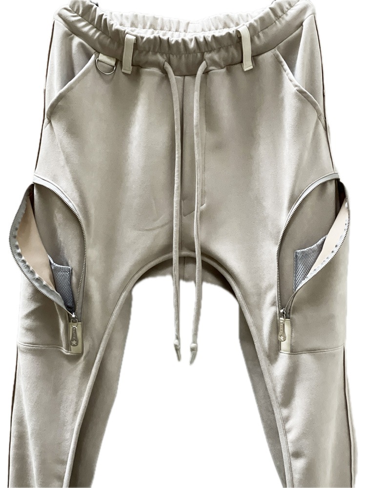 MB3073 HI-TENSION ECO SUEDE DEVICE CARGO PANTS #OFF WHITE