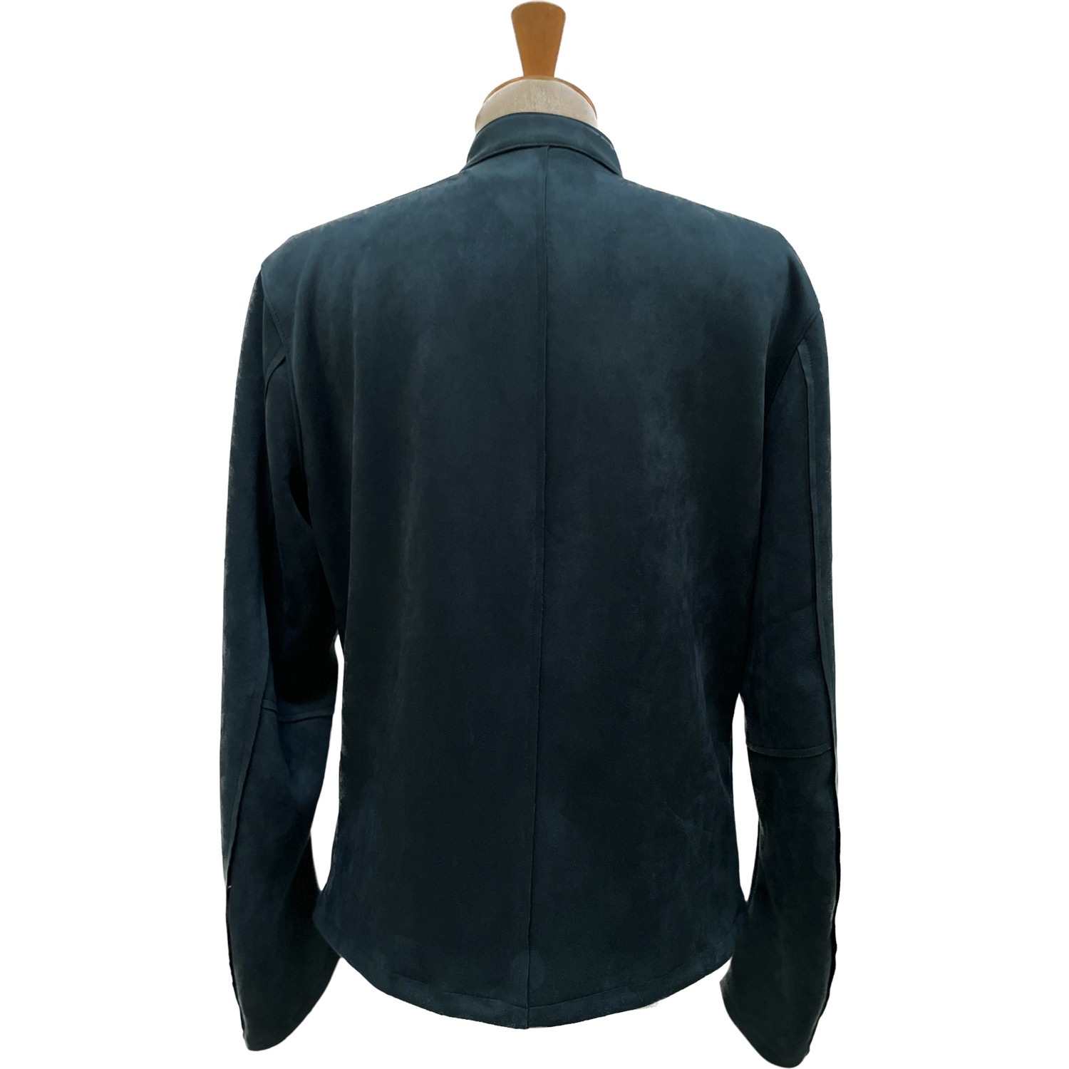 MO3039 HI TENSION ECO SUEDE ASM RIDERS JACKET #77 DARK GREEN