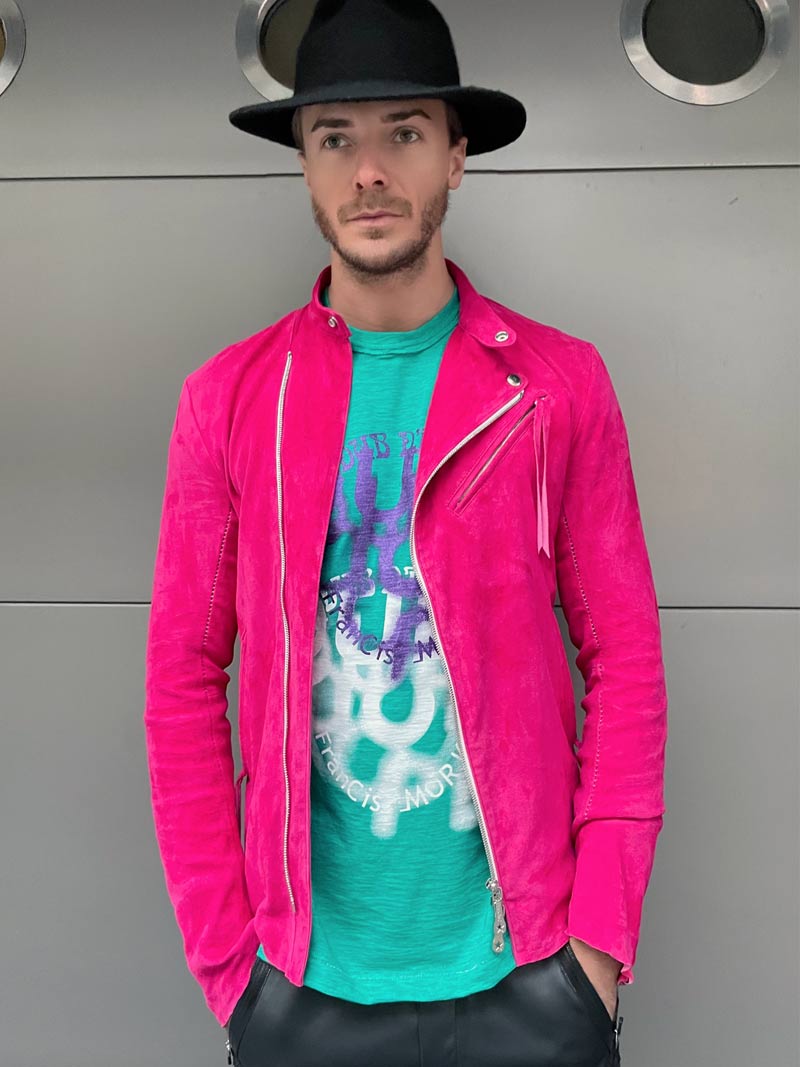 フランシストモークス　SUEDE ASM RIDERS JACKET サイズ2 フランシストモークス SUEDE ASM RIDERS JACKET サイズ2