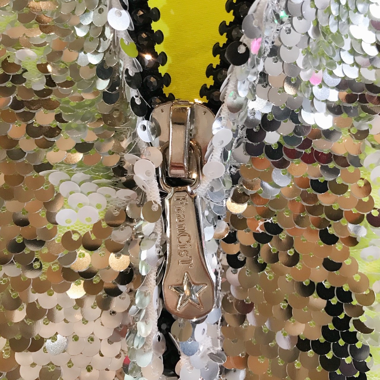 MO2536 Sequins MA1 Jacket #14 Silver x White | FranCisT_MOR