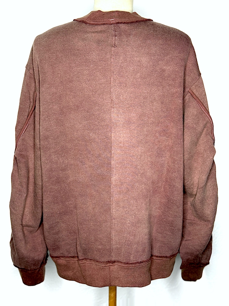 MC3134 PIGMENT VINTAGE SWEAT PULL OVER #DUSTY BROWN | NEW ARRIVAL