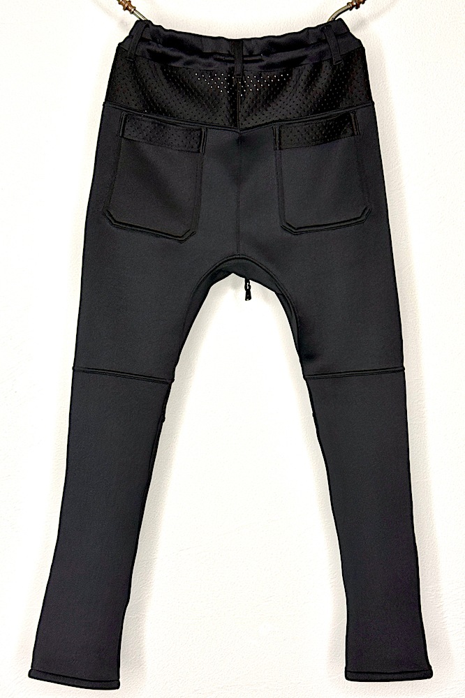 MB3058 CARDBOARD KNIT KOOL BIKER PANTS<br>#BLACK | FranCisT_MOR