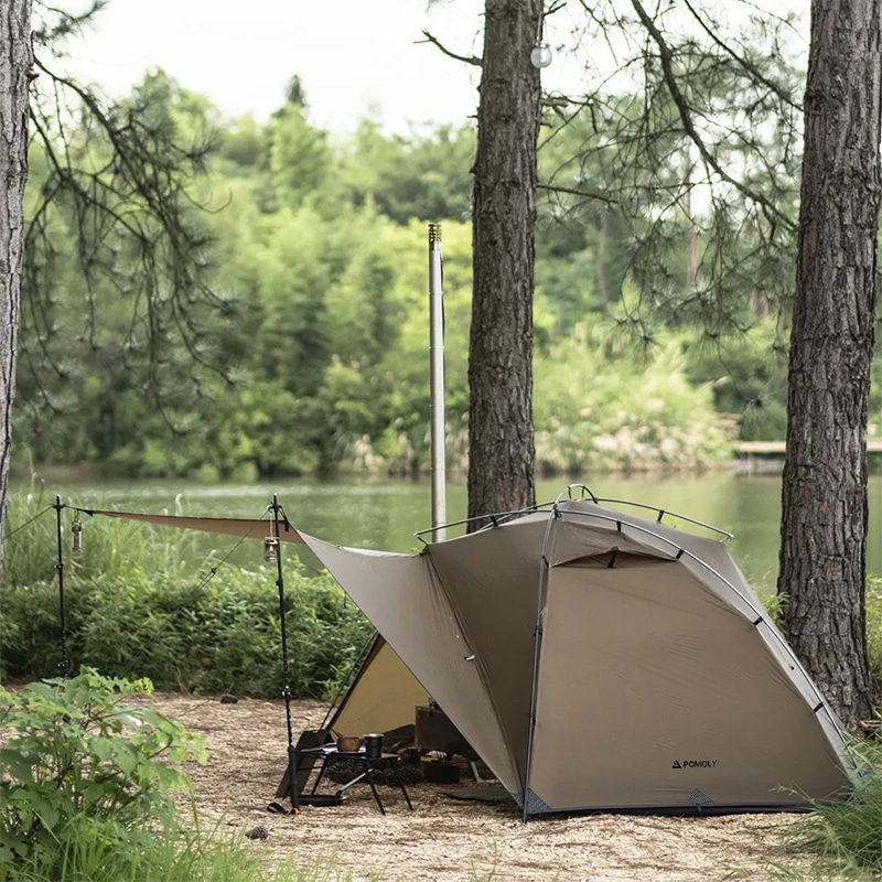 POMOLY Dune Solo デューンソロ テント 軽量ドームテント 1人用 煙突穴