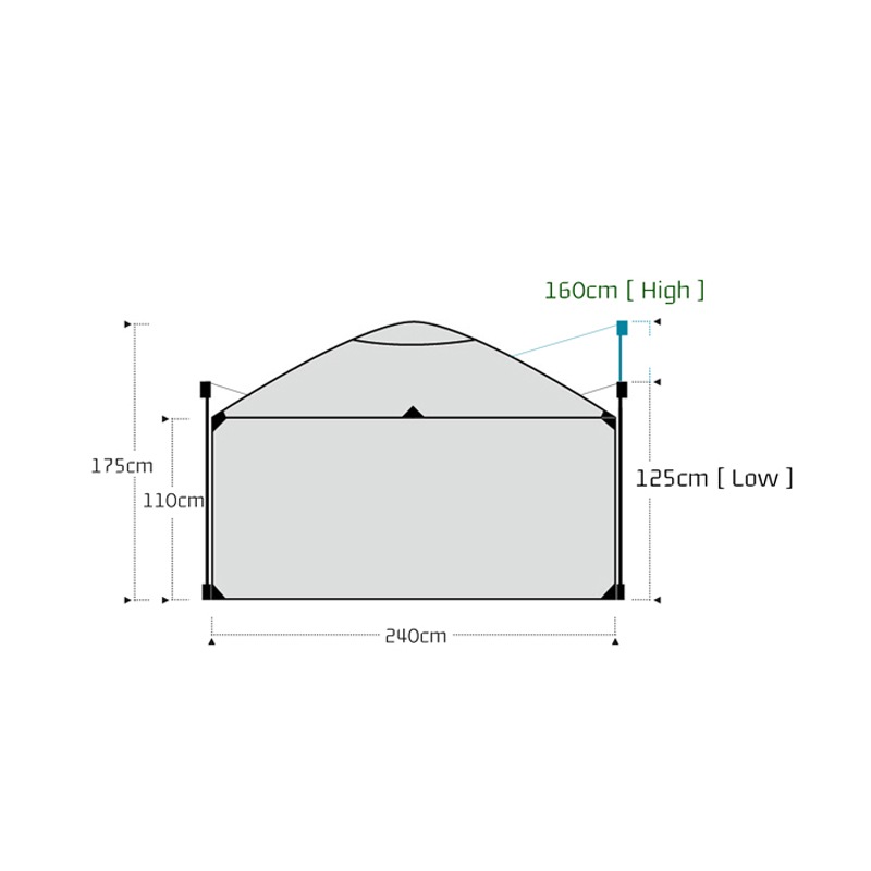 BackCountry 240 shelter  Easy Pole Хåȥ꡼ 240 륿 ʡݡե륻åȡ12 Ź