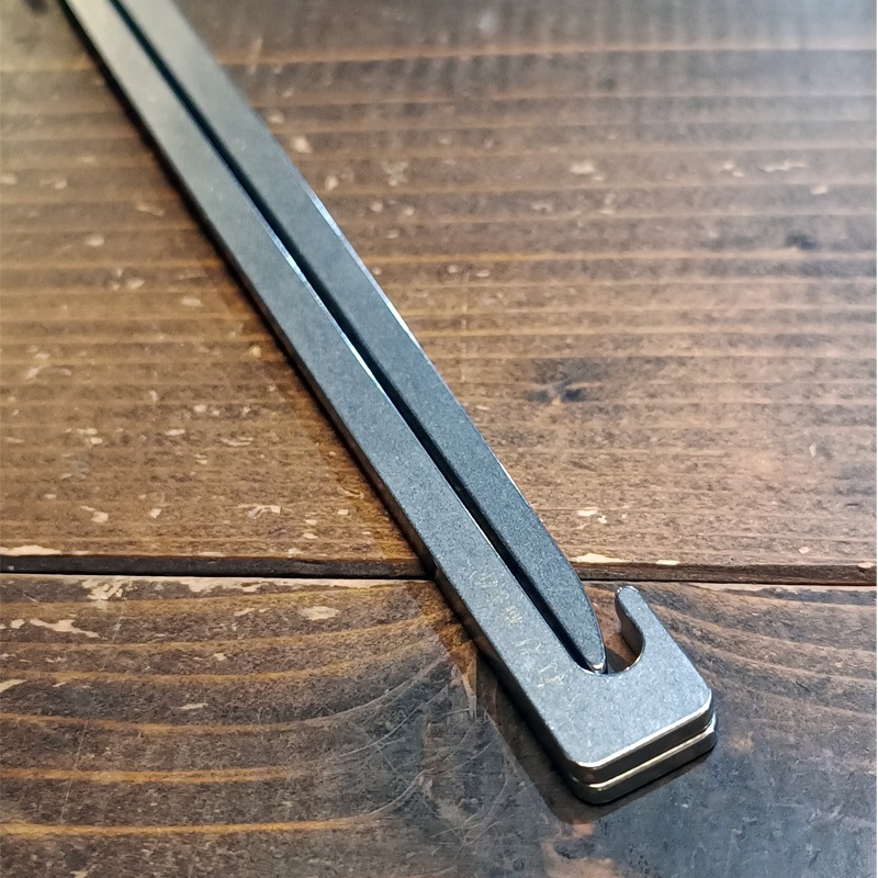 福善 打刀 20cm 4本セット ステンレスペグ 高強度 コンパクト 軽量