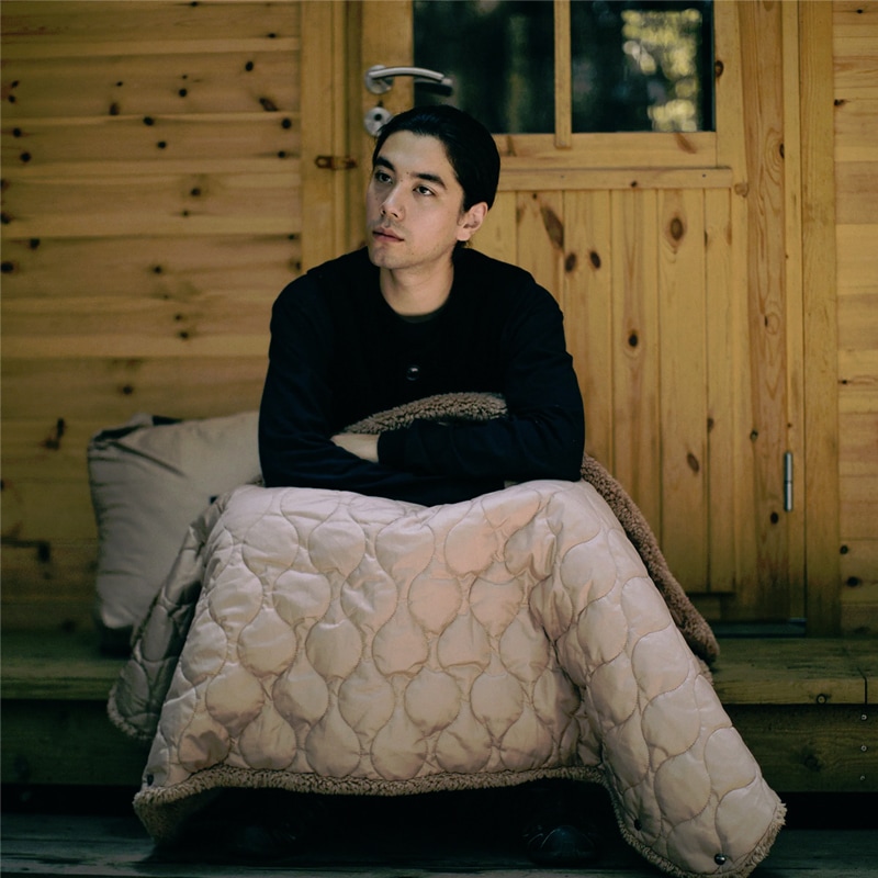 LUGH ラフ LUGH 魔法瓶ブランケット Sサイズ / ウォルナット (新