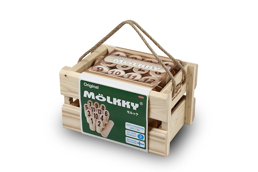 モルック MOLKKY 国内正規品 木製BOXセット 日本語版説明書 TACTIC社