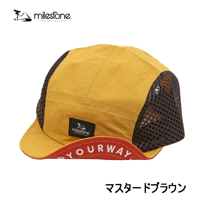 [マイルストーン] Original Cap MSC-010 サフラン：イエロー milestone マイルストーン オリジナルキャップ original cap MSC-010