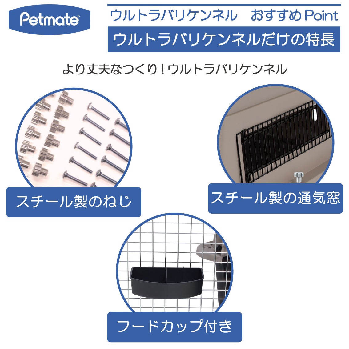 バリケンネル　ウルトラ　MLサイズ　Petmate ウルトラバリケンネル ML
