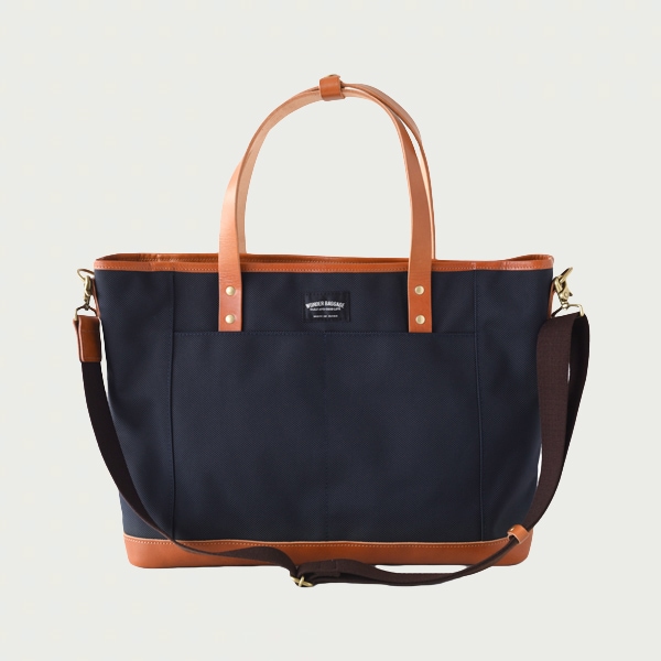 wonder baggage デイリー 2WAY トートバッグ　ネイビー デイリー2WAYトート [ メンズ / ビジネスバッグ/革 ]-WONDER BAGGAGE