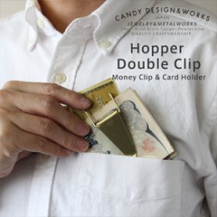 【SALE 20%OFF】Hopper マネークリップ&カードホルダー(CANDY DESIGN & WORKS)