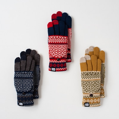 ミット タッチパネル対応ニット手袋（エヴォログ／EVOLG）