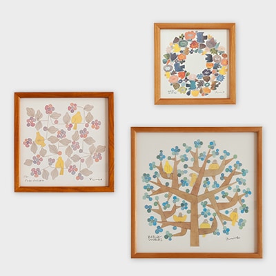 ポスター 木製フレーム（バーズワーズ／BIRDS' WORDS）