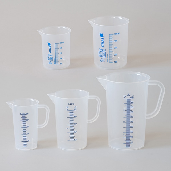 ビーカー、メジャーカップ（ビットラボ／VITLAB）