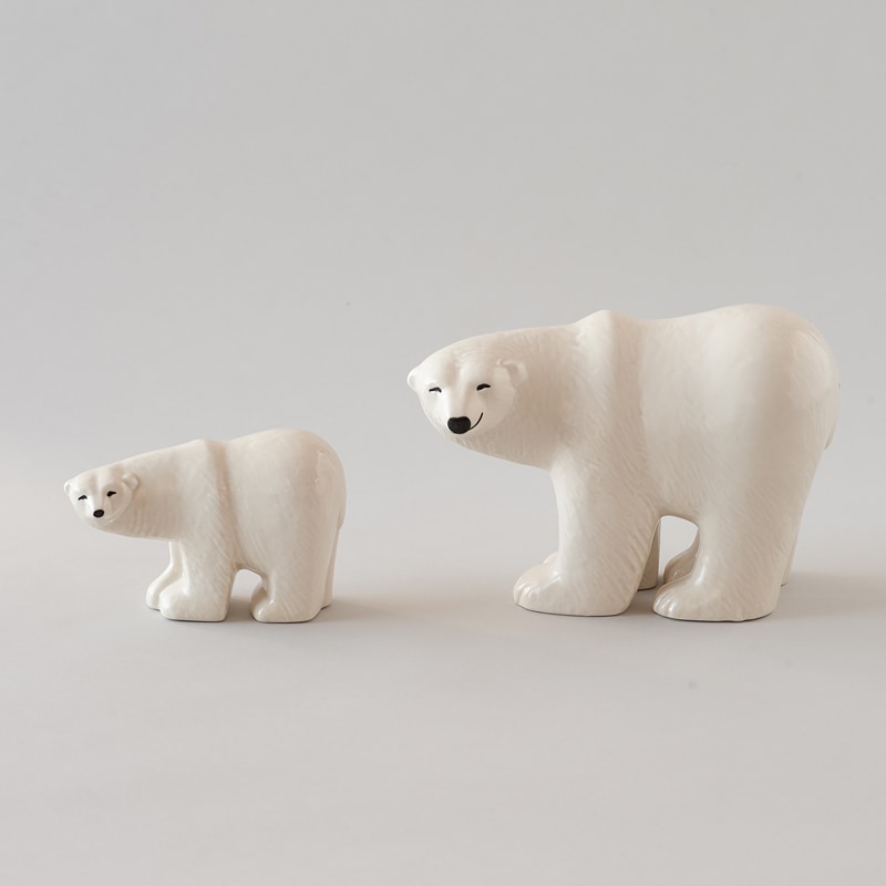 シロクマ（リサ・ラーソン／Lisa Larson）