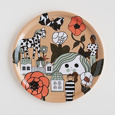 【SALE 30%OFF】トレイ 31cm(マリメッコ/marimekko)