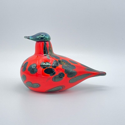 【ヴィンテージ】03 Tulitintti／Fire bird 朱色・斑点模様