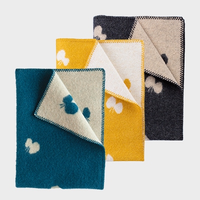 グースアイ リサイクルウールスロー（クリッパン／KLIPPAN