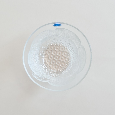 【ヴィンテージ】06 ピオニ／Pioni ボウル 12.5cm クリア（オイバ・トイッカ／Oiva Toikka）