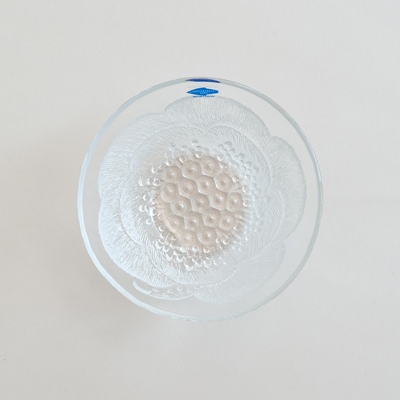 【ヴィンテージ】07 ピオニ／Pioni ボウル 12.5cm クリア（オイバ・トイッカ／Oiva Toikka）