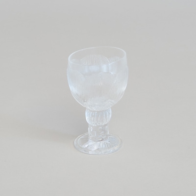 【ヴィンテージ】15 ピオニ／Pioni 脚付きグラス 8.5cm クリア（オイバ・トイッカ／Oiva Toikka）