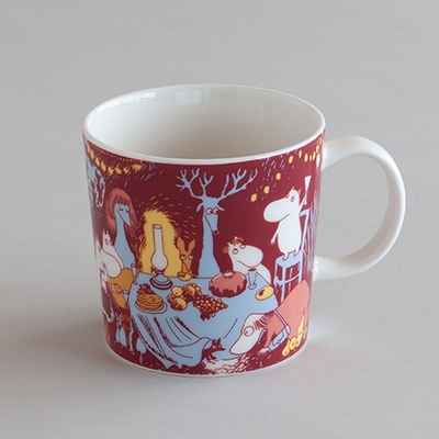 ムーミン フェスティブ モーメント／Festive Moments マグ（アラビア／ARABIA）
