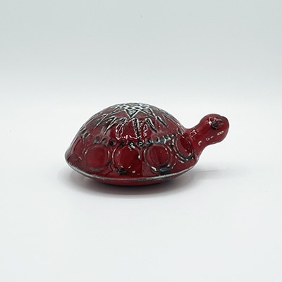 【ヴィンテージ】34 赤いカメ（リサ・ラーソン／Lisa Larson）