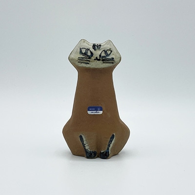 【ヴィンテージ】38 座ったネコ（リサ・ラーソン／Lisa Larson）