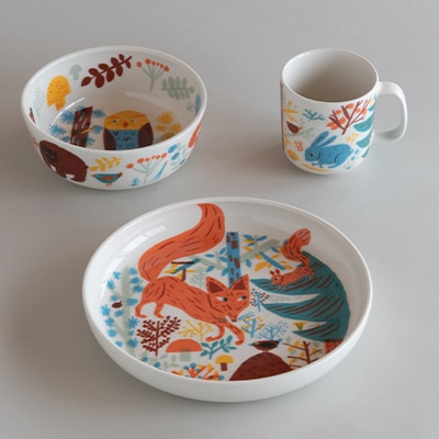 ポッポー／Poppoo チルドレン テーブルウェアセット フレンズ（アラビア／ARABIA）							