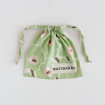 【日本限定】ミニオールパーパスバッグ ミニウニッコ ライトグリーン×ライトピンク（マリメッコ／marimekko）