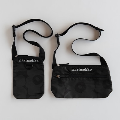 ウニッコ ショルダーバッグ ダークグレー×グレー（マリメッコ／marimekko）