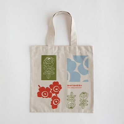 日本限定】75th Anniversary トートバッグ（マリメッコ／marimekko