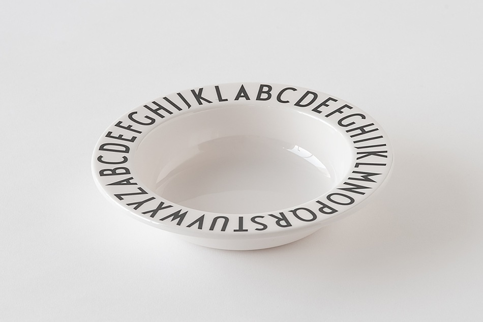 メラミン ディーププレート(デザインレターズ/DESIGN LETTERS)