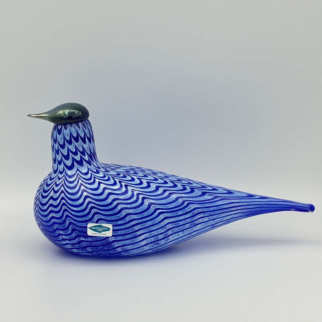 【ヴィンテージ】66 Lintu Sininen / Blue Bird	ブルー×ホワイト（オイバ・トイッカ／Oiva Toikka）