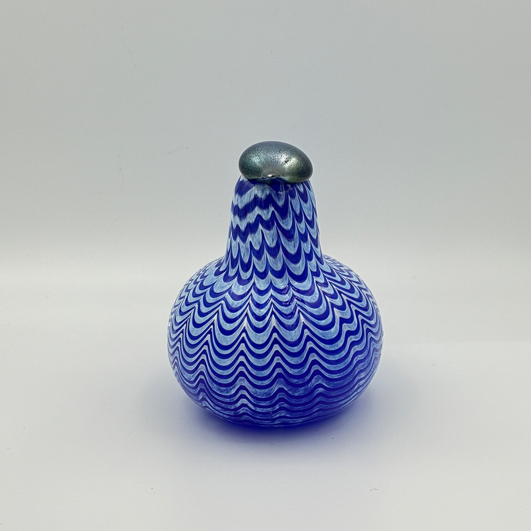 【ヴィンテージ】66 Lintu Sininen / Blue Bird	ブルー×ホワイト（オイバ・トイッカ／Oiva Toikka）