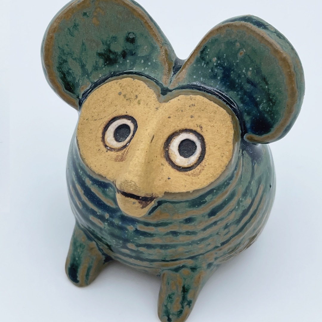 【ヴィンテージ】29 おばけねずみ（リサ・ラーソン／Lisa Larson）