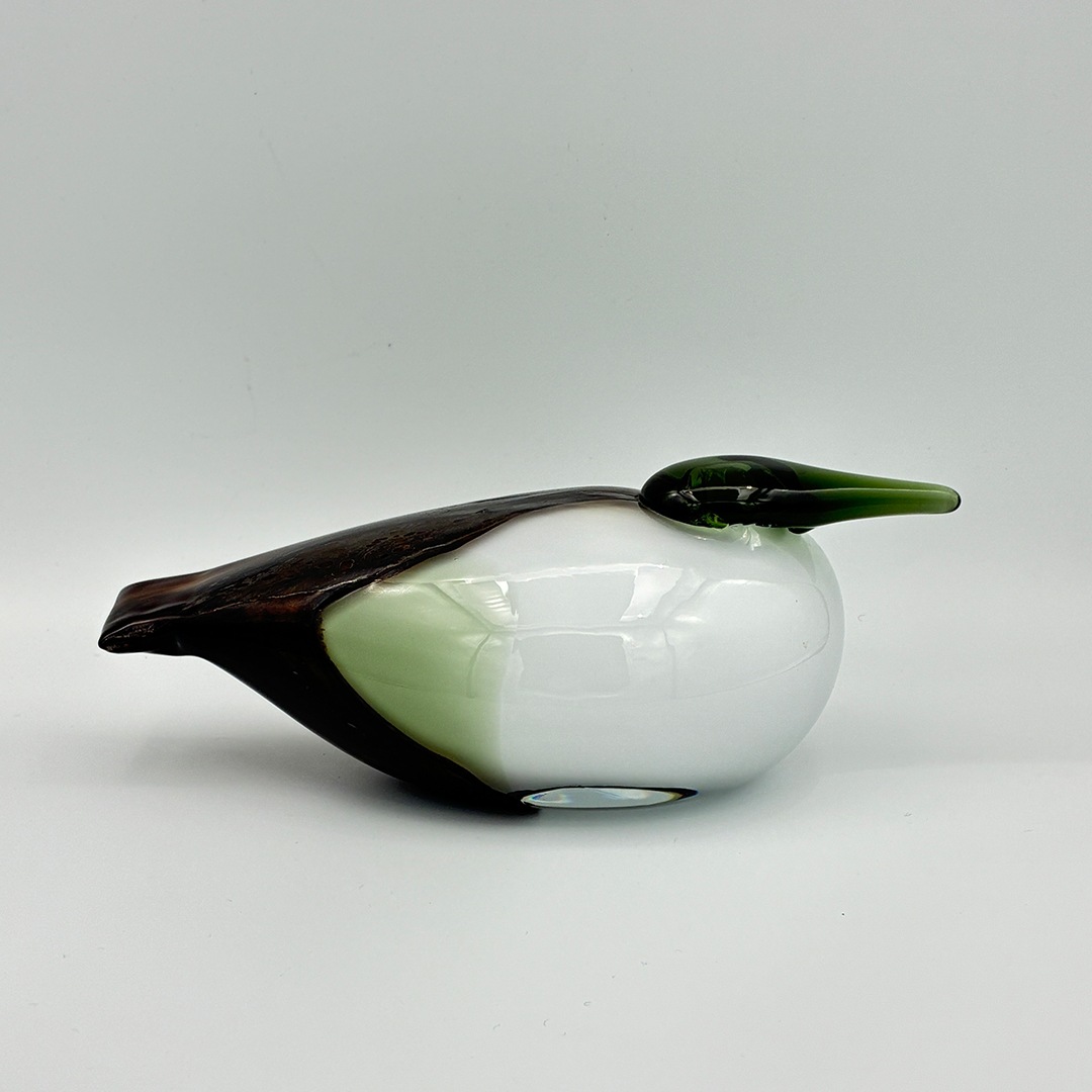 【ヴィンテージ】68 Haahka / Eider ホワイト×グリーン（オイバ・トイッカ／Oiva Toikka）